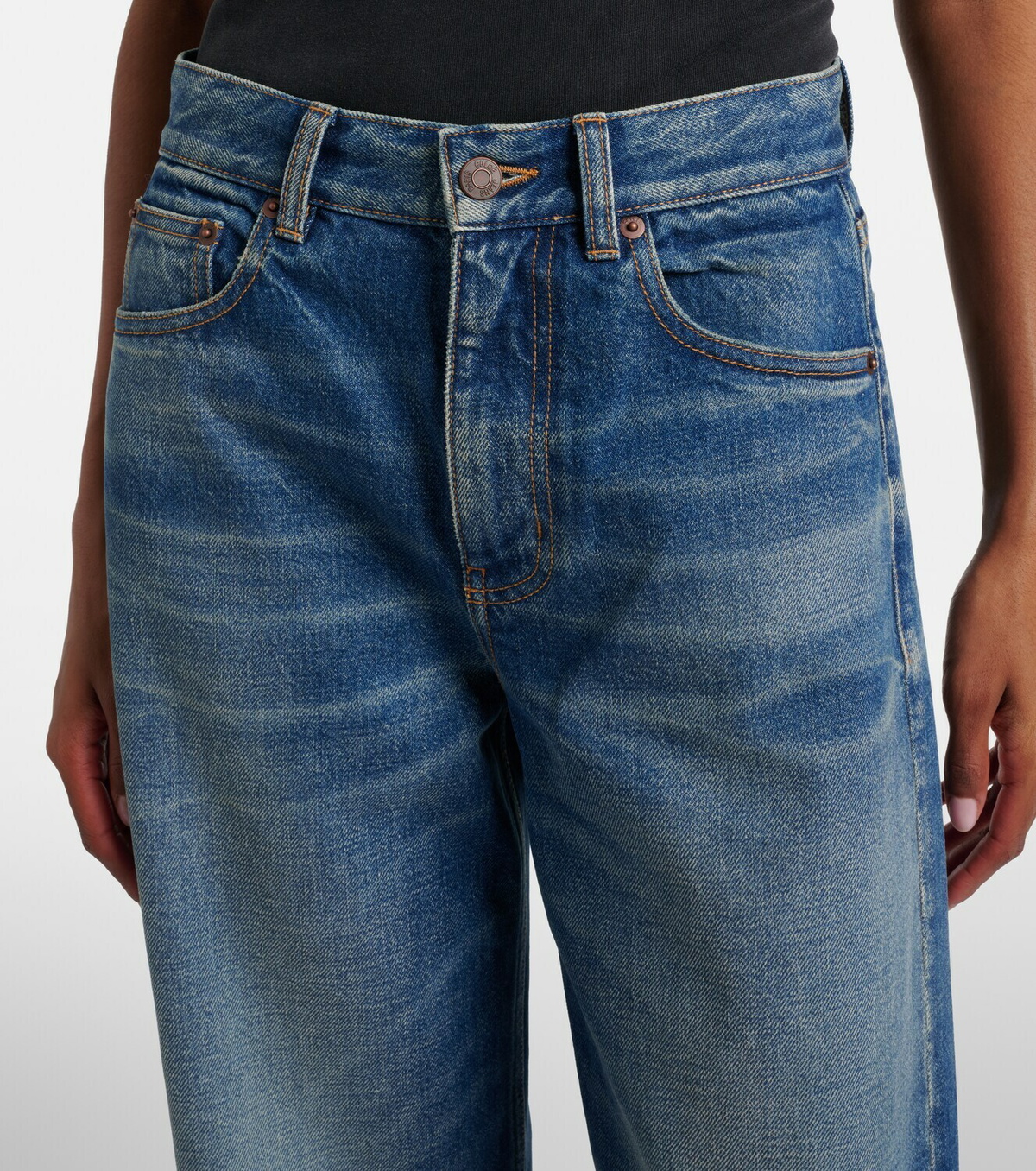 Chloé Cropped wide-leg jeans