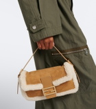 Fendi Baguette® 26424 Small suede shoulder bag