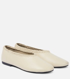 A.Emery Park embroidered leather ballet flats