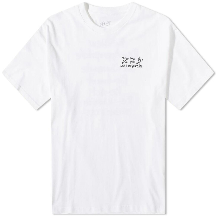 Photo: Last Resort AB Women's Last Resort Message T-Shirt in White