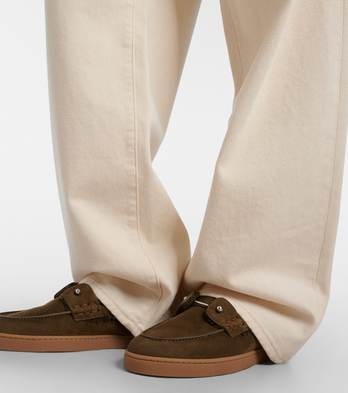 Christian Louboutin Chambeliboat suede loafers