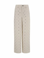 self-portrait Diamante Bow Jeans