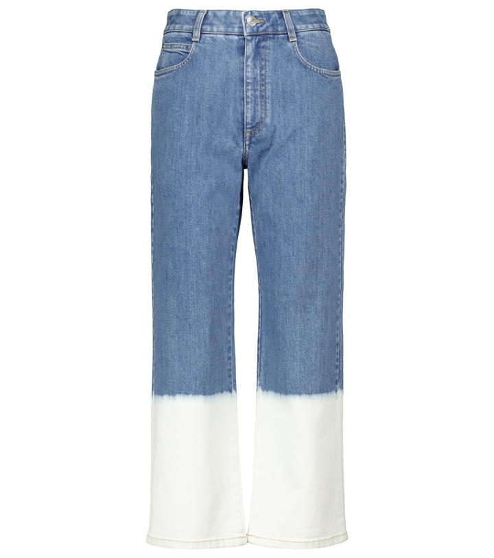 Photo: Stella McCartney - High-rise cropped straight jeans