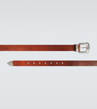 Brunello Cucinelli Embellished leather belt