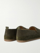 Mulo - Cotton-Corduroy Slippers - Green