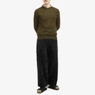 Merely Made Men's Melange Mohair Knit in Army Khaki