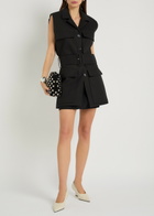 Courrèges Utility Belt Cotton top Black