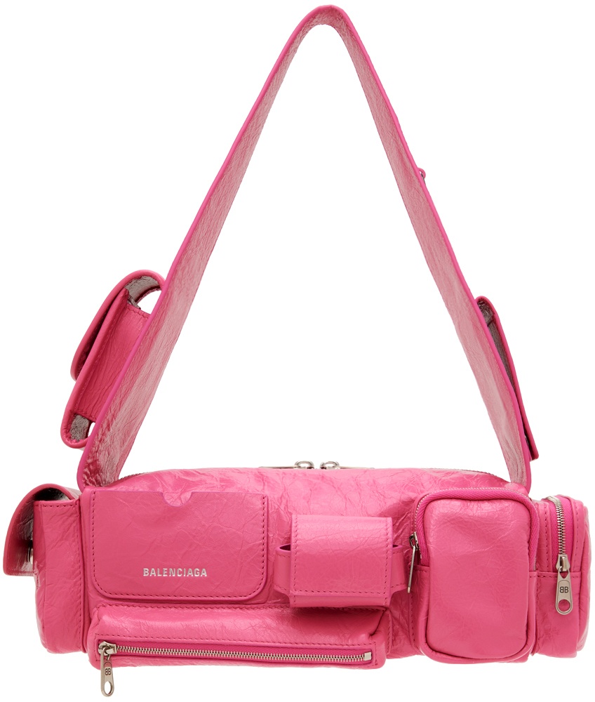 Balenciaga Pink XS Superbusy Sling Bag Balenciaga
