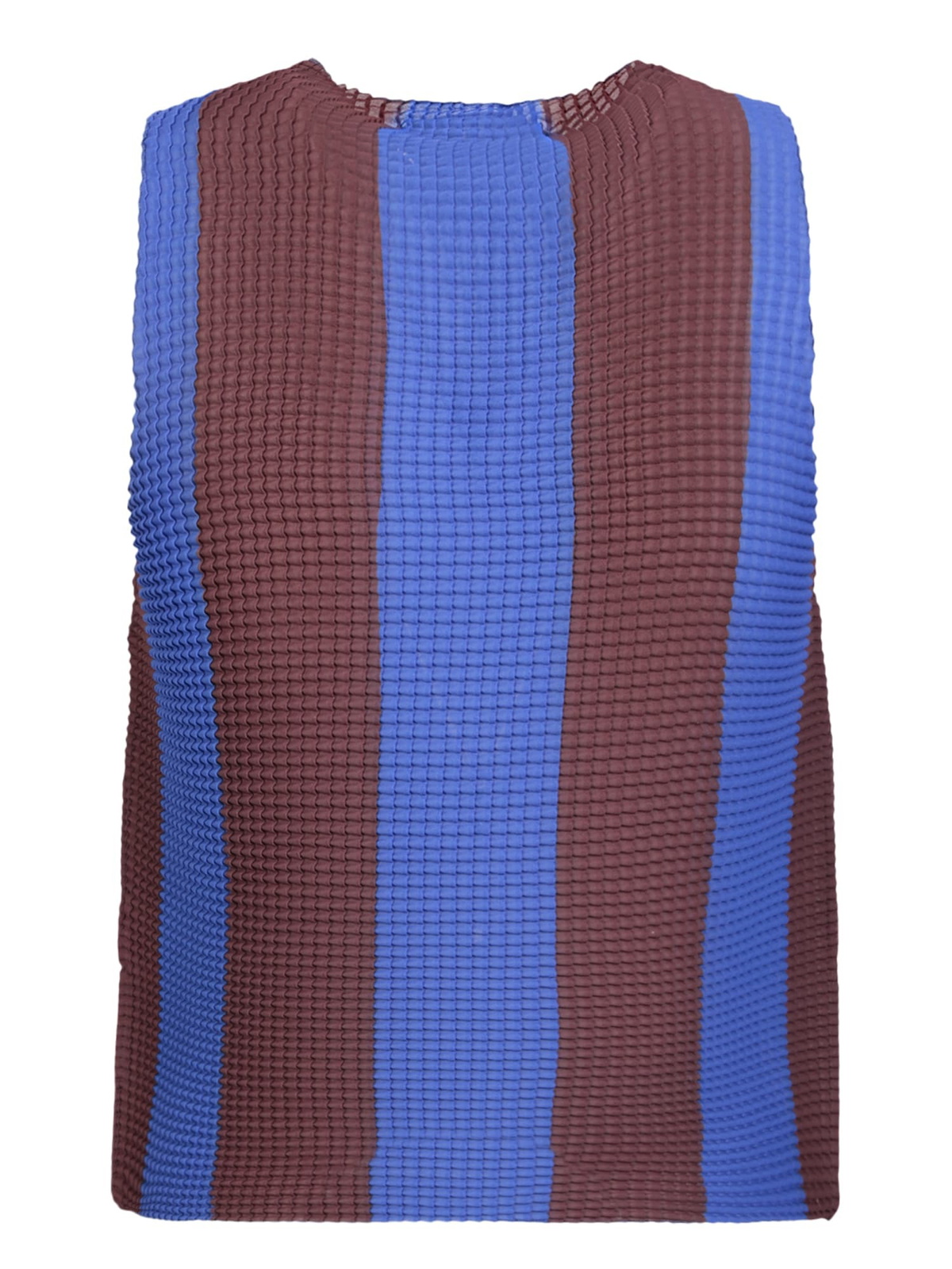 Sunnei Blue/brown Pleated Top