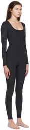 SKIMS Black All-In-One Jumpsuit