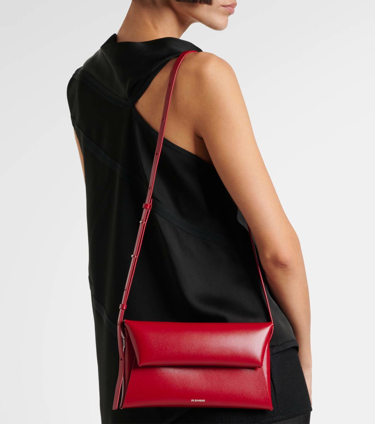 Jil Sander Folded Small leather crossbody bag Jil Sander