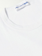 Comme des Garçons SHIRT - Printed Cotton-Jersey T-Shirt - White