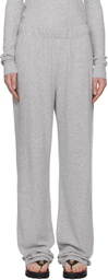 ÉTERNE Gray Thermal Lounge Pants