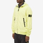 Stone Island Men's Reversible Polartec Hooded Jacket in Lemon