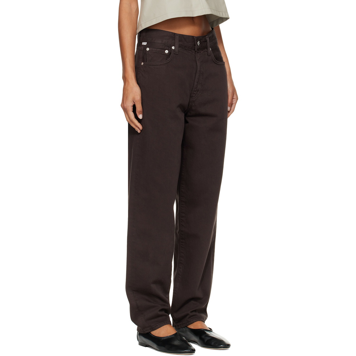 Citizens of Humanity Brown 'The Taper' Jeans