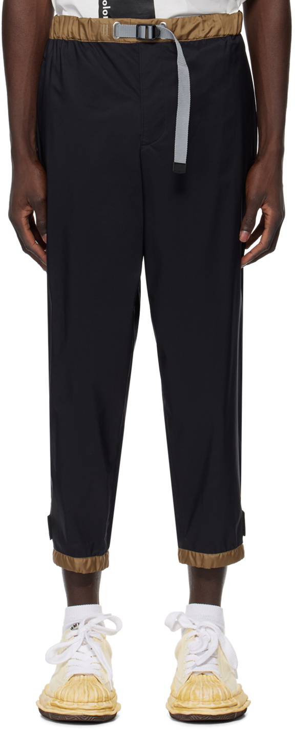 kolor Black Striped Track Pants