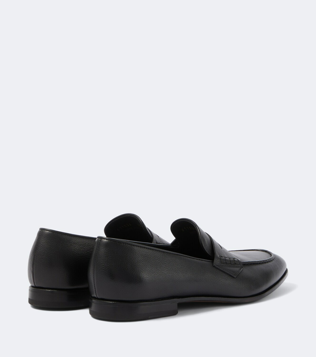 Canali Leather penny loafers