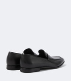 Canali Leather penny loafers