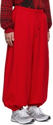 LU'U DAN Red Baggy Bontan Lounge Pants