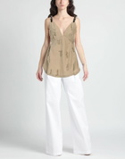 Durazzi Womens Top Military in Green