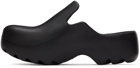 Bottega Veneta Black Rubber Flash Clogs