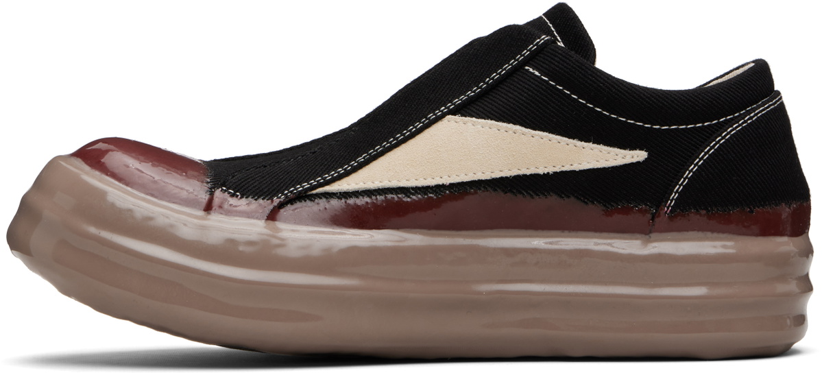 Rick Owens DRKSHDW Black Concordians Laceless Vintage Sneaks Sneakers