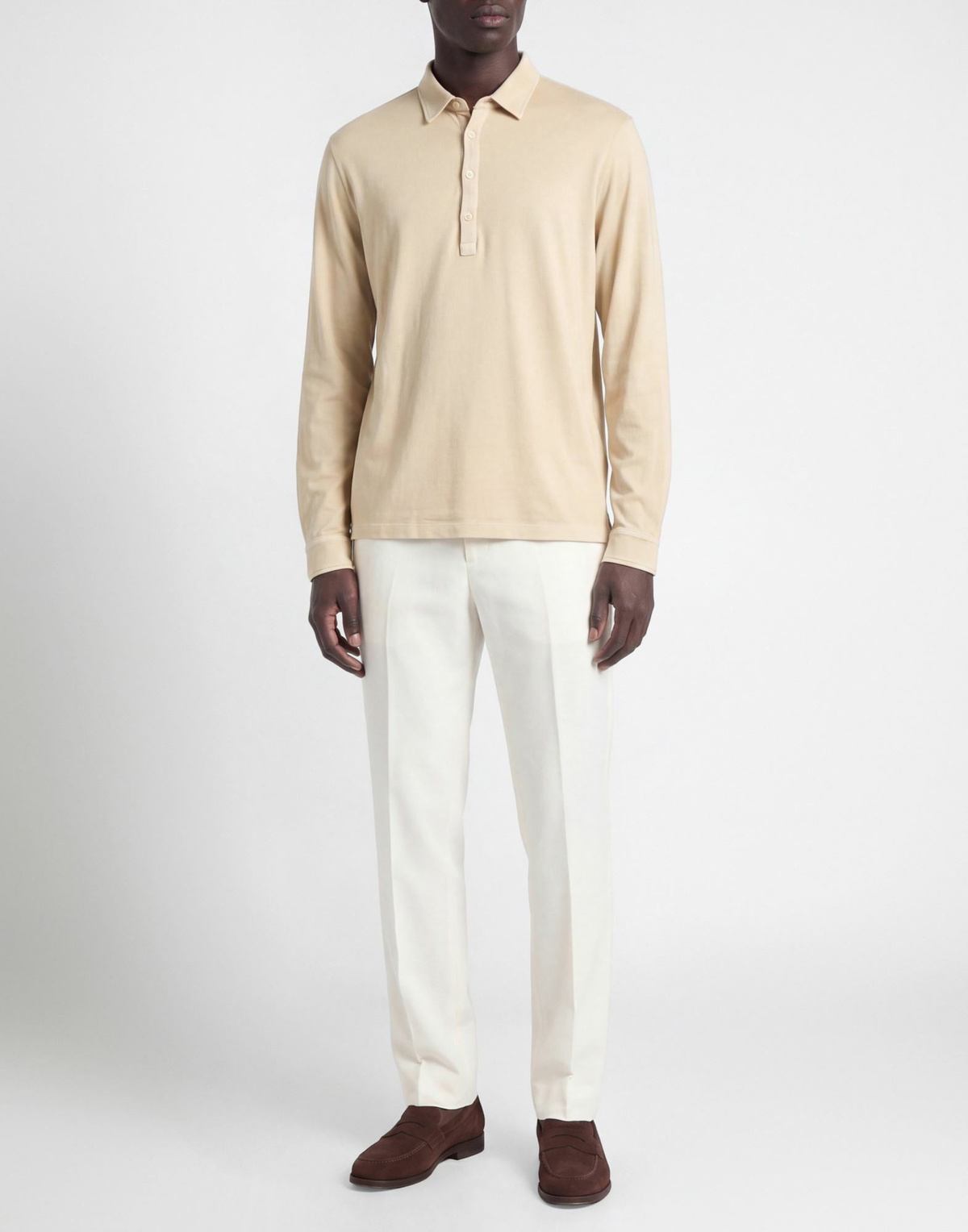 Boglioli Mens Polo shirt Sand