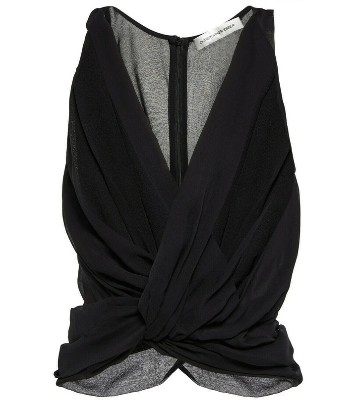 Photo: Christopher Esber Draped silk top