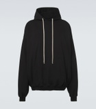Rick Owens DRKSHDW Hun cotton jersey hoodie