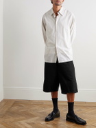 AGOLDE - Fusion Straight-Leg Denim Shorts - Black