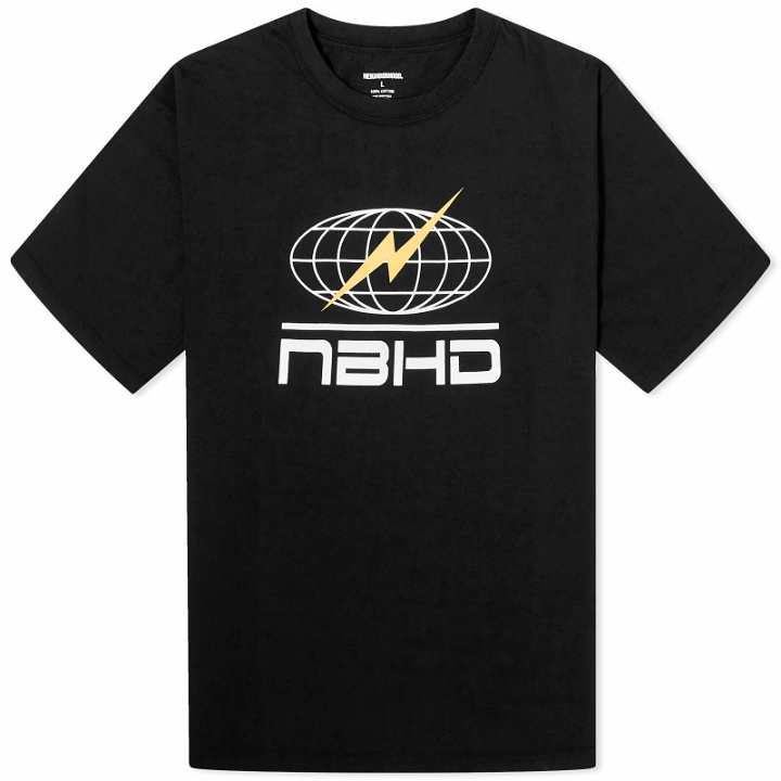 Photo: Neighborhood Men's 10 Printed T-Shirt in Black