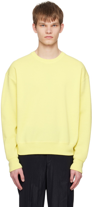 Photo: Solid Homme Yellow Rib Trim Sweater