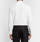 Favourbrook - Bib-Front Double-Cuff Cotton-Poplin Shirt - White