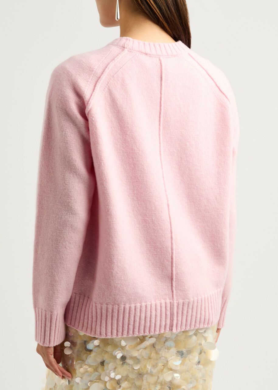 Rohe Wool-blend Jumper Pink Light