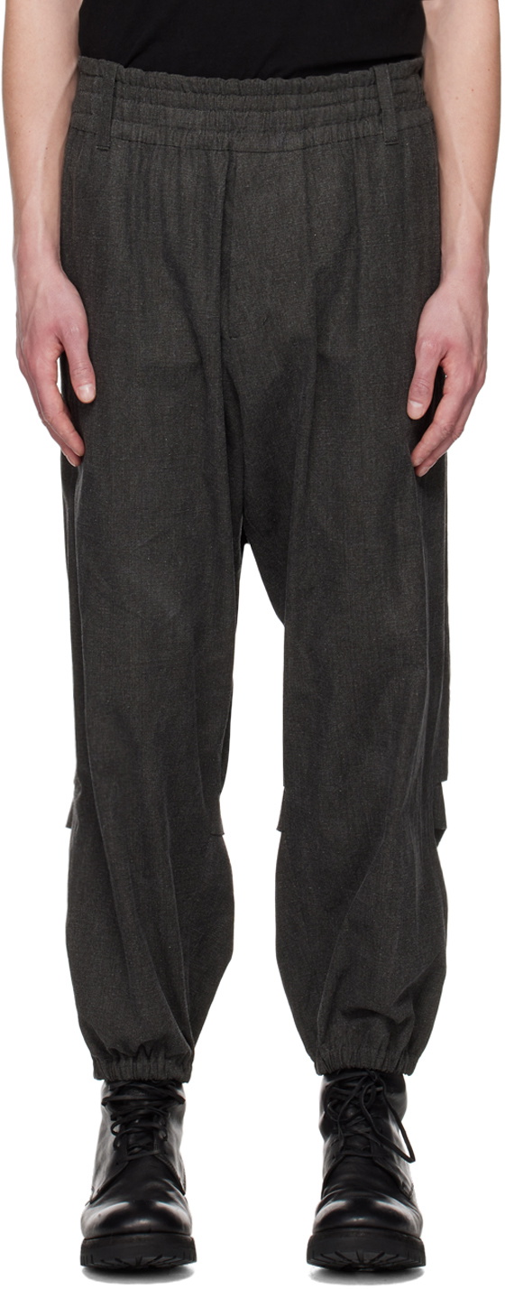 Y's Black A-Big Trousers