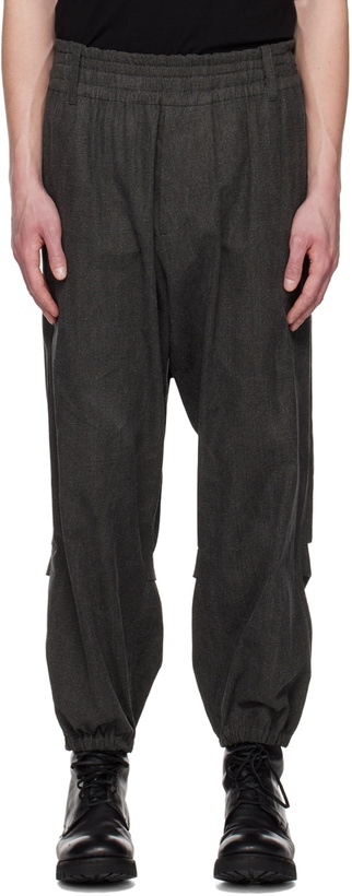 Photo: Y's Black A-Big Trousers