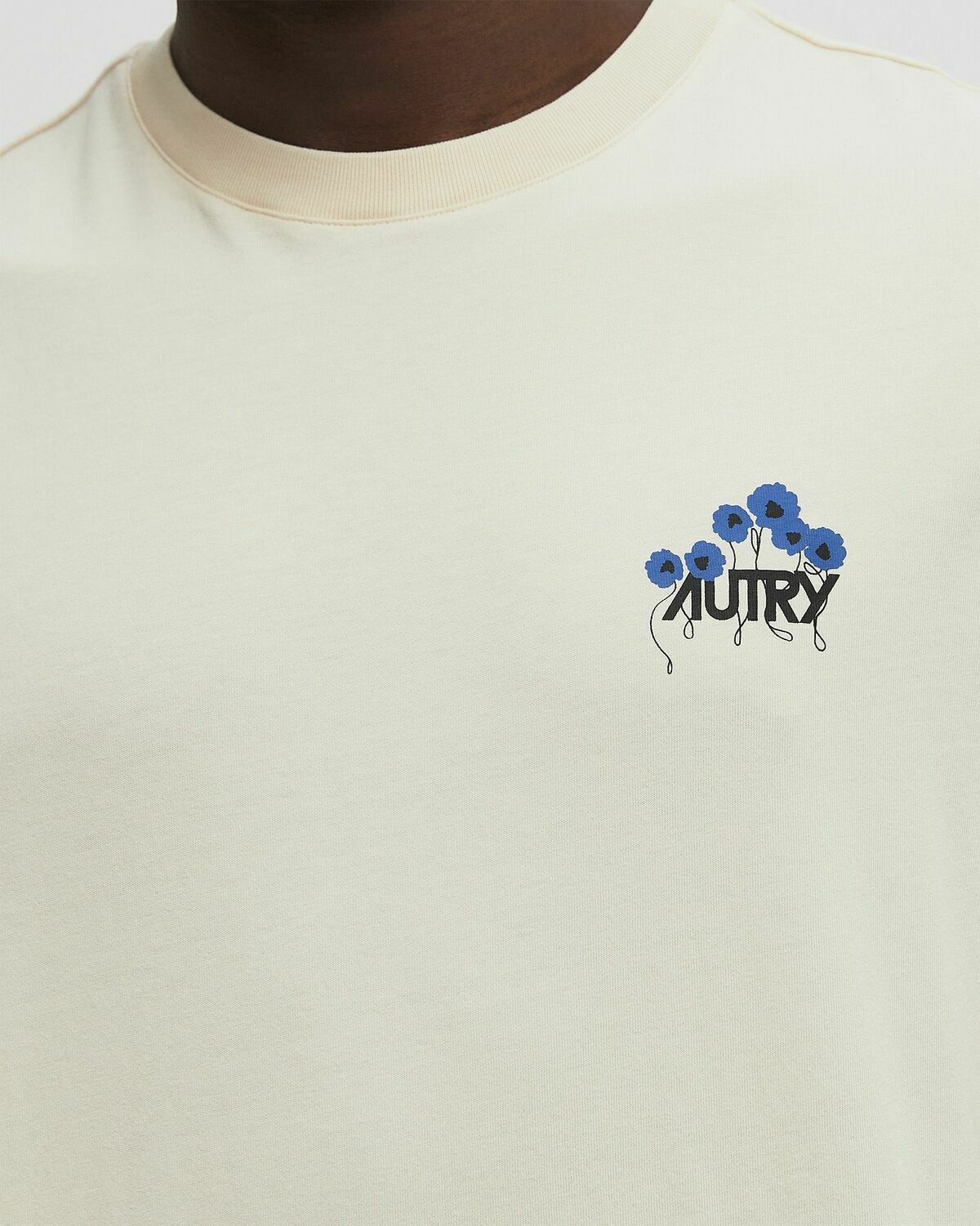 Autry Action Shoes T-SHIRT MAIN Beige Mens Shortsleefe