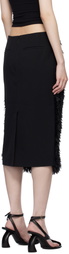 16Arlington Black Eilo Midi Skirt