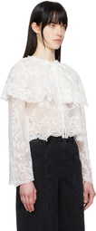SEA NY White Marja Blouse