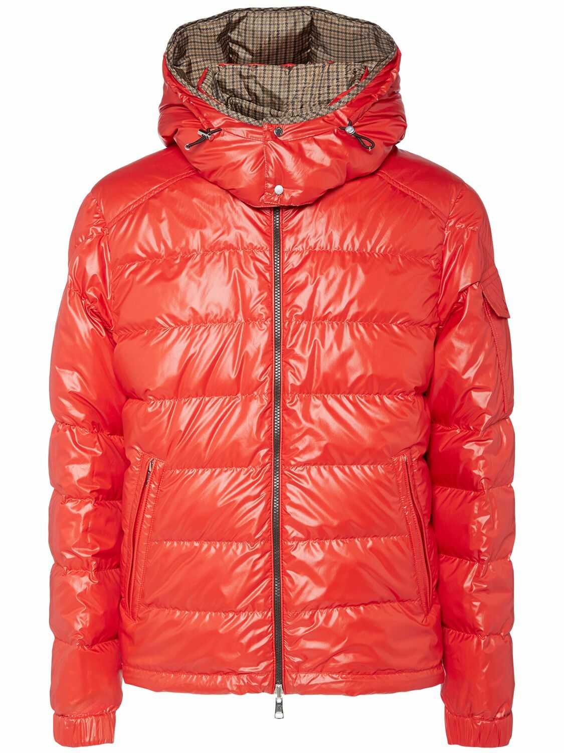 MONCLER Jonage Houndstooth Nylon Down Jacket Moncler
