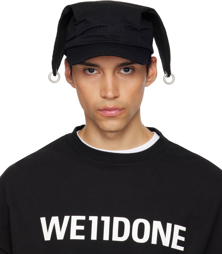 Photo: We11done Black Ear Detailed Cap