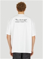 Snap-Stud T-Shirt in White