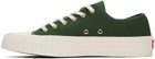 Kenzo Green Kenzo Paris Foxy Low-Top Sneakers