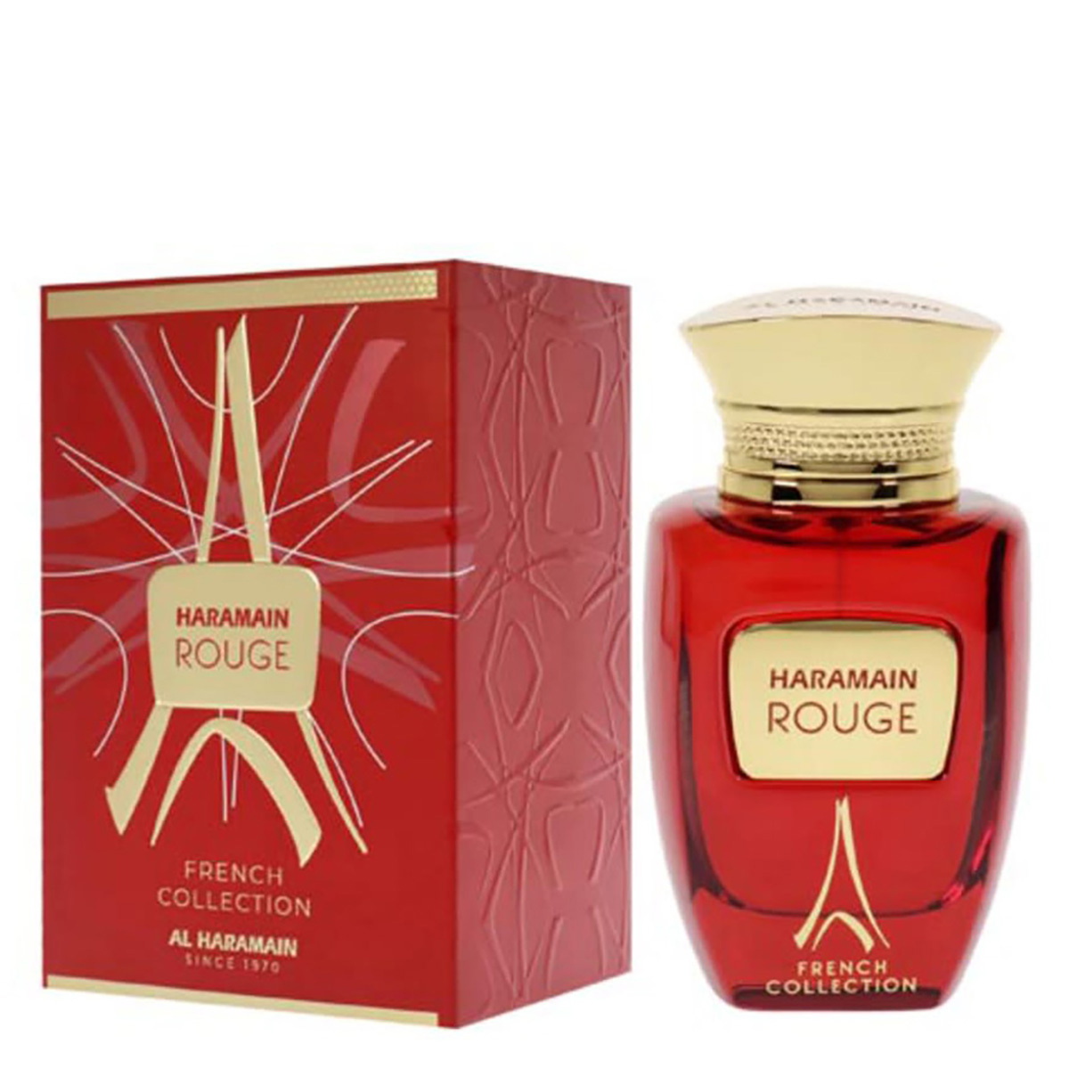 Al Haramain Mens Rouge French Collection EDP 3.4 oz Fragrances 6291106813081