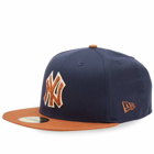 New Era NY Yankees Boucle 59Fifty Cap in Navy