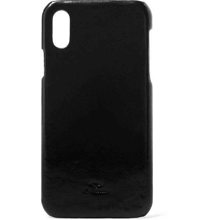 Photo: Il Bussetto - Leather iPhone X Case - Black