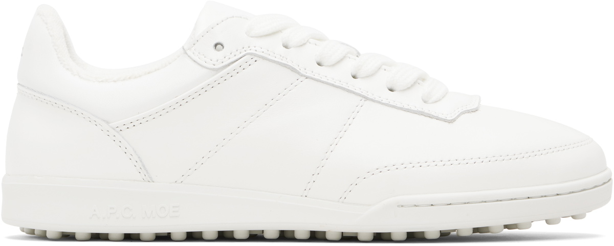 A.P.C. White Moe Sneakers