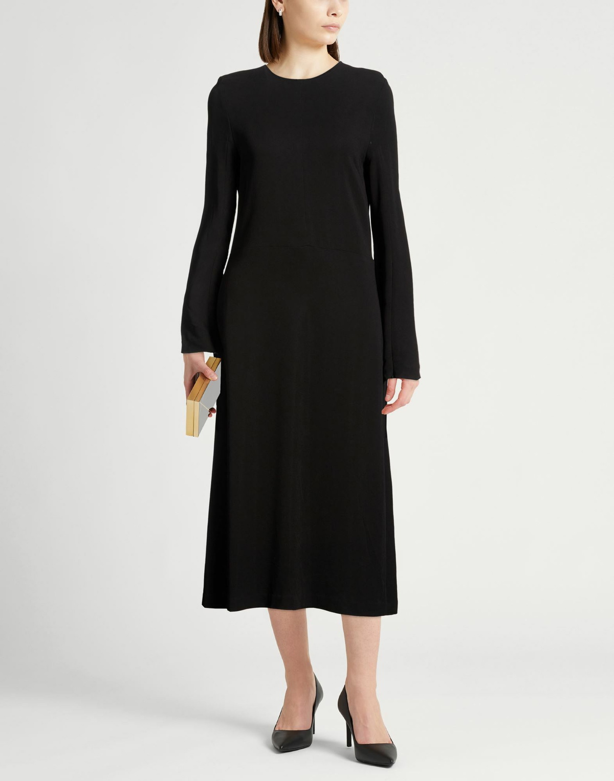 Jucca Womens Midi dress in Black