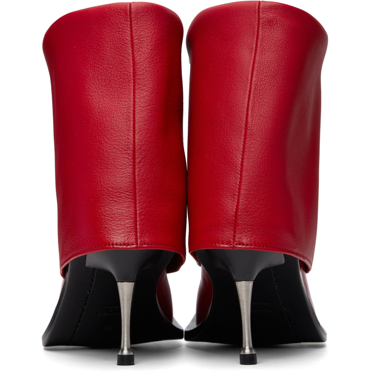 FIDAN NOVRUZOVA Red Iman Stiletto Heel Boots