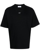 OFF-WHITE - Cotton T-shirt With Logo